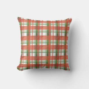 Coussin Madras Plaid Noël
