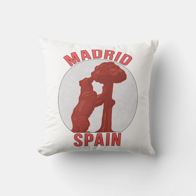 Coussin Madrid Espagne (Recto)