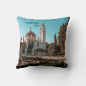 Coussin Madrid Espagne Tourisme souvenir (Verso)