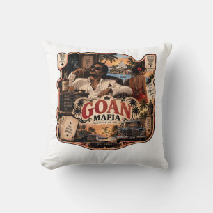 Coussin Mafia Goanais – Fierté de Goa