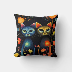 Coussin Magic cats