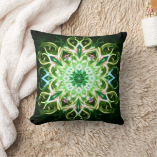 Coussin Magic Green Throw PIllow