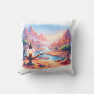Coussin magic lamp landscape