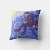 Coussin Magic Skateboard Ride - Skateboarder (Verso)