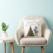 Coussin Magical Santa Birthday Invitation (Chaise)