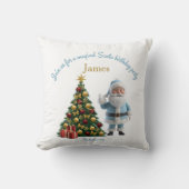 Coussin Magical Santa Birthday Invitation (Recto)