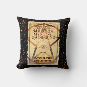 Coussin Magick Mystical Gthering Magic Fortune Teller Eye