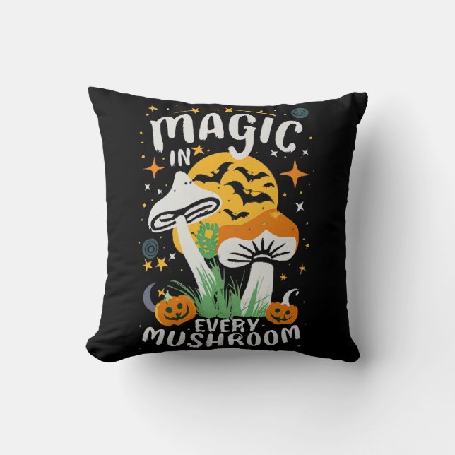 Coussin Magie dans chaque champignon ! (Recto)