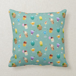 Coussin Magie Tous Populaire Disneyland Cocktails Motif