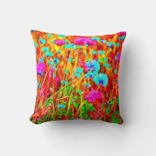 Coussin Magique Colorée Flower Meadow Pop Art