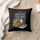 Coussin Magique Unicorne livre Lecture Geek de littérature (Couverture)