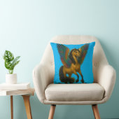 Coussin Magnificent Horse With Spectacular Wings (Chaise)