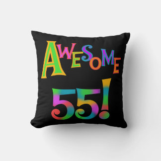 Coussin Magnifique 55 T-shirts et cadeaux d'anniversaire