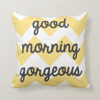 Coussin magnifique bonjour