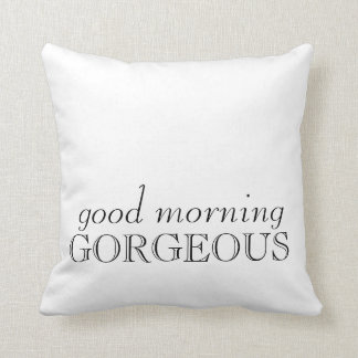 Coussin magnifique "bonjour"