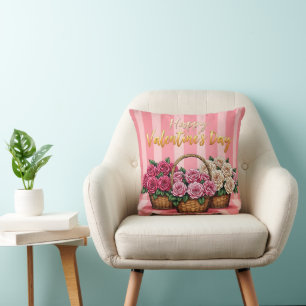 Coussin Magnifique Collection de Fleurs Luxueuses d'Amour