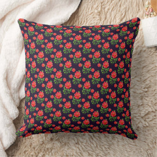 Coussin Magnifique conception florale botanique