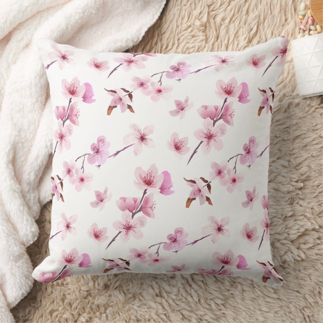 Coussin Magnifique conception florale botanique (Couverture)