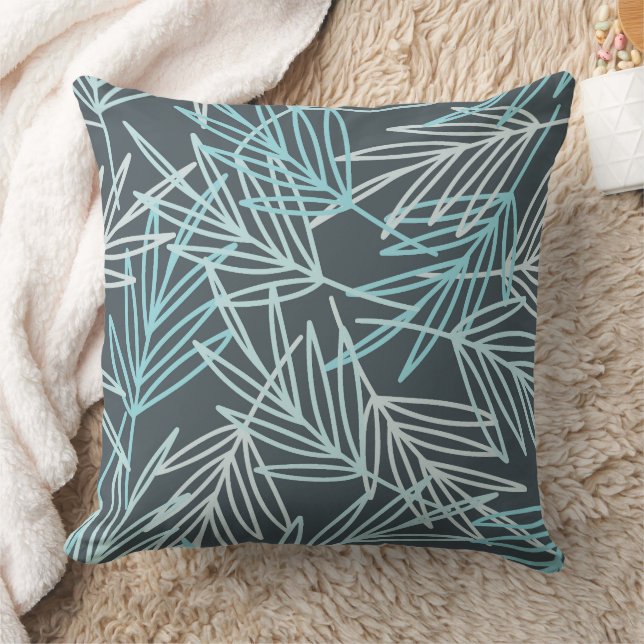 Coussin Magnifique conception florale botanique (Couverture)