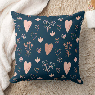 Coussin Magnifique conception florale botanique