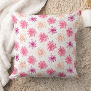 Coussin Magnifique conception florale botanique