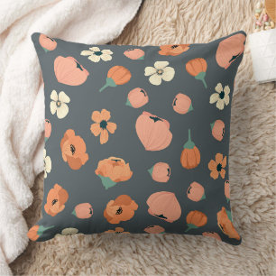 Coussin Magnifique conception florale botanique