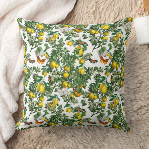Coussin Magnifique conception florale botanique