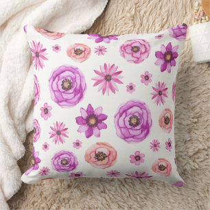 Coussin Magnifique conception florale botanique