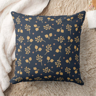 Coussin Magnifique conception florale botanique