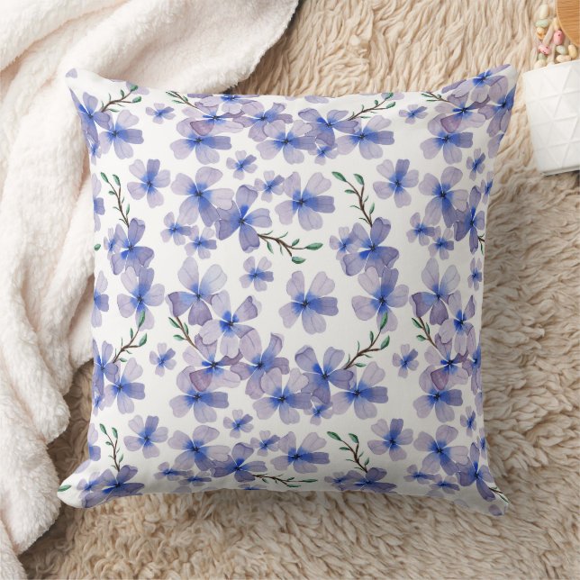 Coussin Magnifique conception florale botanique (Couverture)