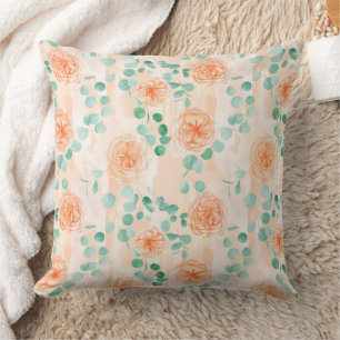 Coussin Magnifique conception florale botanique