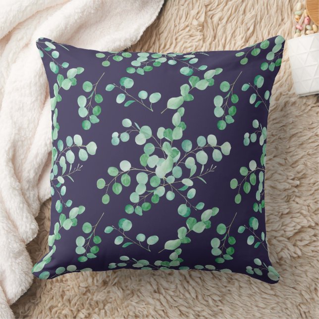 Coussin Magnifique conception florale botanique (Couverture)
