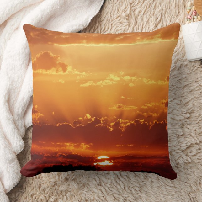 Coussin Magnifique Coucher du soleil (Couverture)
