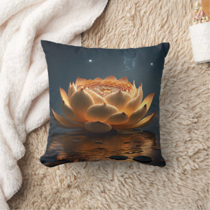 Coussin Magnifique Lotus élégant, Zen