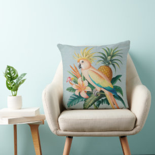 Coussin Magnifique Tropical thème design Belle