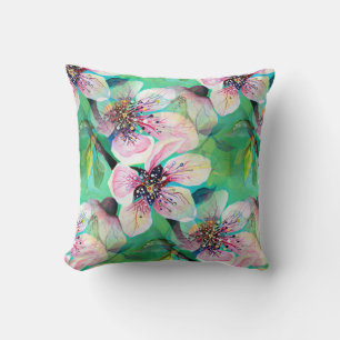 Coussin Magnifiques fleurs d'arbre cerisier japonais Sakur