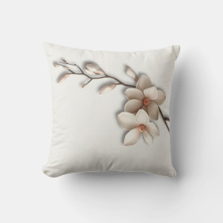 Coussin Magnolia Flower Minimalist Zen