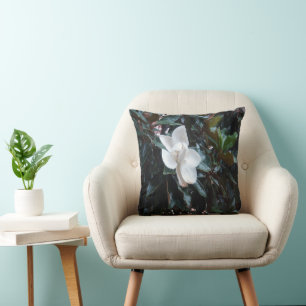 Coussin "Magnolia Tree After a Pluie" Jetez l'oreiller