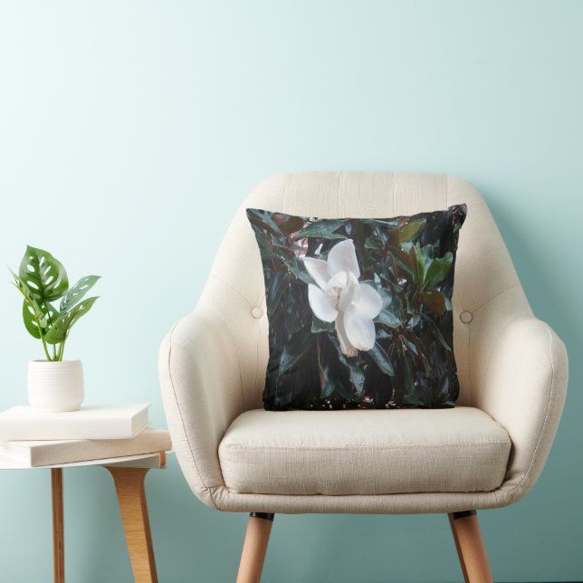 Coussin "Magnolia Tree After a Pluie" Jetez l'oreiller (Chaise)