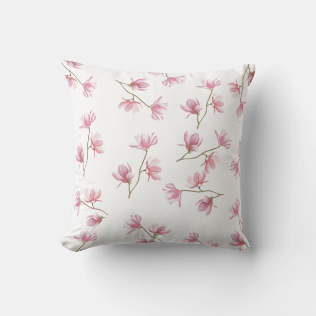 Coussin Magnolias en fleurs (Recto)