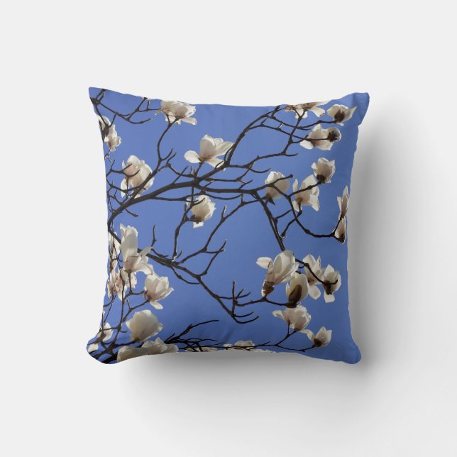 Coussin Magnolias florissants (Recto)