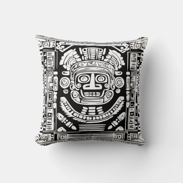 Coussin MAGUA | GUArdien de l'art MAyA (Recto)
