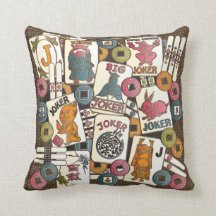 Coussin Mah Jong Jokers
