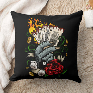 Coussin Main Des Cartes