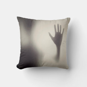 Coussin Main éffrayante sur le verre Halloween Jeu d'oreil