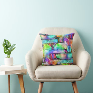Coussin Main Numériquement Peint Motif sans couture 64