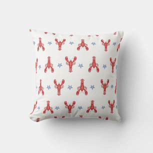 Coussin Maine Événement Homard Shack Preppy Côte Balnéaire