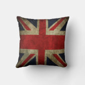 Coussin Maintenez calme et lisez Jane Austen Union Jack (Verso)