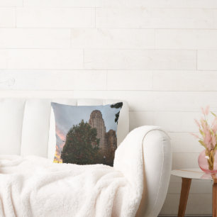 Coussin Mairie et coucher de soleil