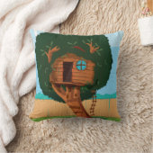 Coussin Maison dans l'arbre Dessin animé (Couverture)